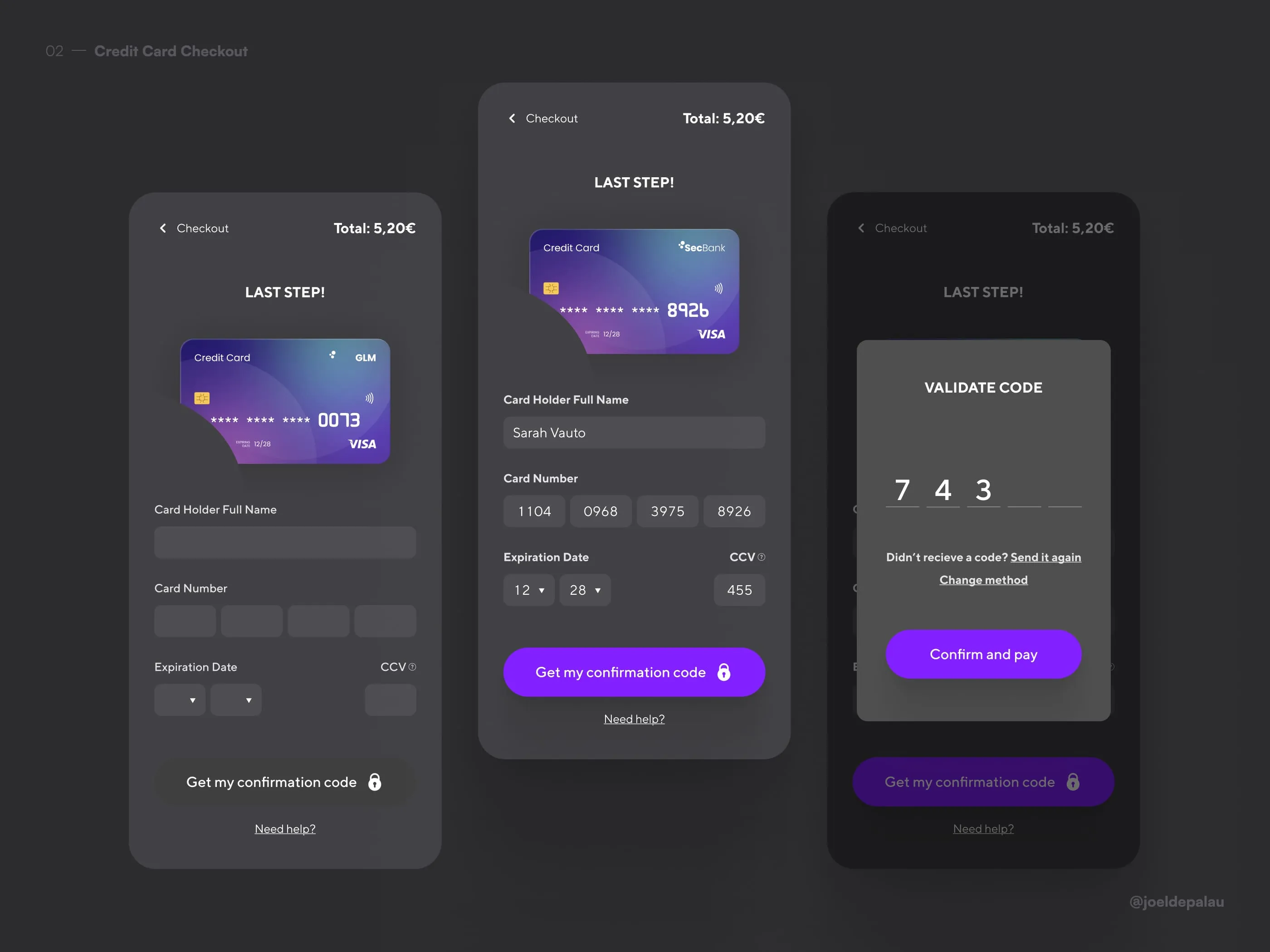 Credit Card Checkout