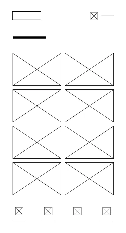 Wolfly Low Fidelity Wireframe